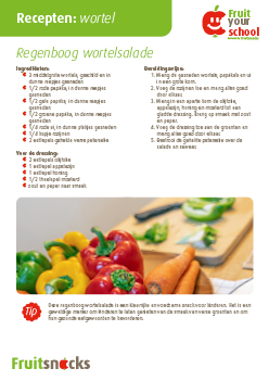 Recept wortel: regenboog wortelsalade