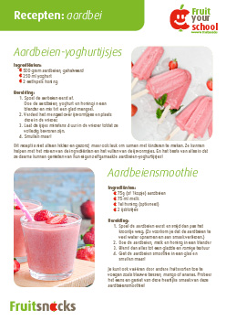 Recept aardbei: aardbeien-yoghurtijsjes en aardbeiensmoothie